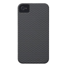 Black grey chevron zigzag zig zag stripes pattern iPhone 4 Case-Mate cases