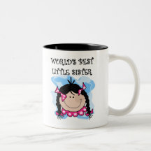 Black Haired Best Little Sister Coffee Mug