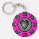Black Heart Keychain