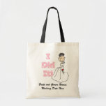 Black I Did It Bride Tote Bag