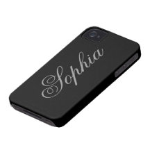 Black iPhone 4/4S CaCase iPhone 4 Cover