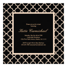 Black & Ivory Invitation
