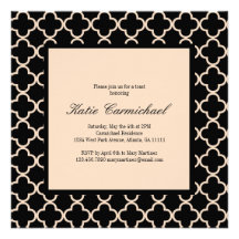 Black & Ivory Invitation