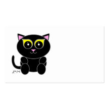 Black Kitty Business Card