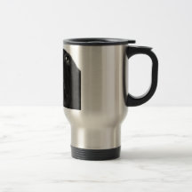 Black Labrador nose up close Coffee Mug