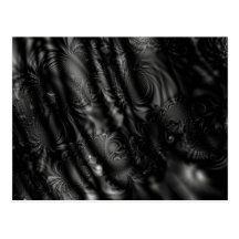 Black Lace Fractal Postcards