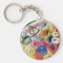 Black Lines Keychain