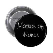 Black Matron of Honour Pin