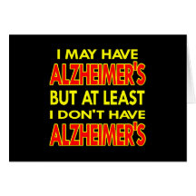Black May Have Alzheimers Greeting Cards
