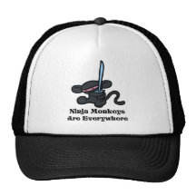 Black Ninja Kick Hats