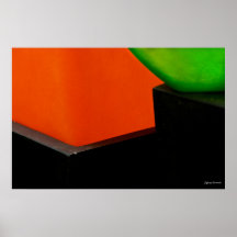 Black,Orange and Green, Print