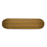 BLACK ORANGE LIQUORICE POPSICLE TIGER STRIPES BACK SKATE BOARD DECKS