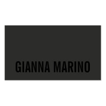 BLACK OUT BUSINESS CARDS