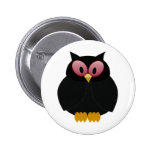 Black owl pin