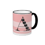 Black Pearl Monogram Font Cup mugs