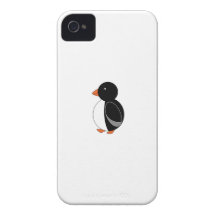 Black penguin iPhone 4 Case-Mate cases