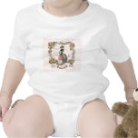 Black Poodle Marie Antoinette Pink Roses Tee Shirt