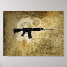 Black Rifle AR-15 from Phil's Art Online Print