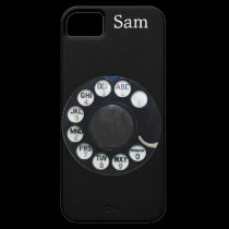 Black Rotary Dial iPhone 5 Case casemate cases