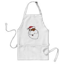 Black Santa Claus Apron
