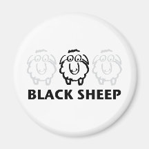 black sheep refrigerator magnet