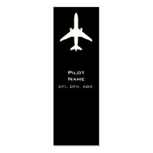 Black Skinny Cards Business Card Templates