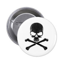Black Skull/Crossbone Pins