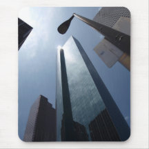 Black Skyscraper Mousemat