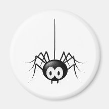 Black Spider Cute Halloween Gift Magnets
