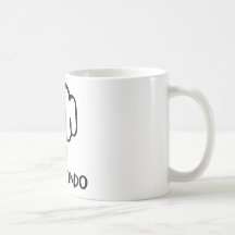 black taekwondo icon coffee mugs
