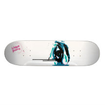 "Black Tears" Custom Skateboard