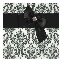 Black Tie Affair Personalized Invitations