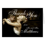 Black Tie Affair Wedding Photo Thank You Cards