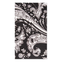 Black Toile Business Cards