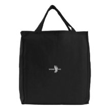 Black Tote Embroidered Tote Bags