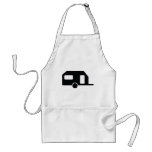 black trailer icon apron