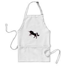 Black Unicorn Apron