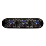 Black unicorn over Tattoo Skateboard