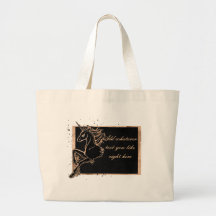 Black Unicorn Tote Bags