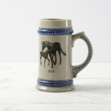 Black Unicorns Coffee Mug