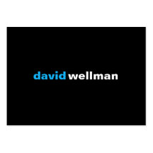 Black (w) business cards