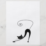 Black Whimsy Kitty 2 Personalised Flyer