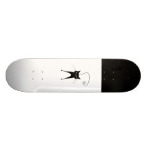 Black Whimsy Kitty 6 Skate Boards