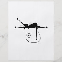 Black Whimsy Kitty 7 Custom Flyer
