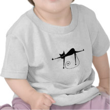 Black Whimsy Kitty 8 Tees