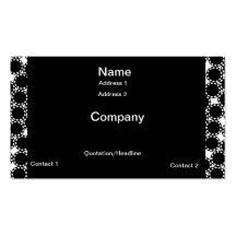 Black & White Business Cards