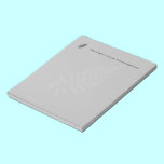 Black & White Fern Business Note Pad notepads