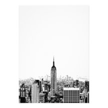 Black & White New York Invitation