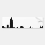 Black & White New York Silhouette Bumper Sticker