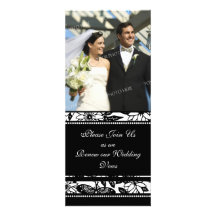 Black & White Photo Wedding Vow Renewal Invitation